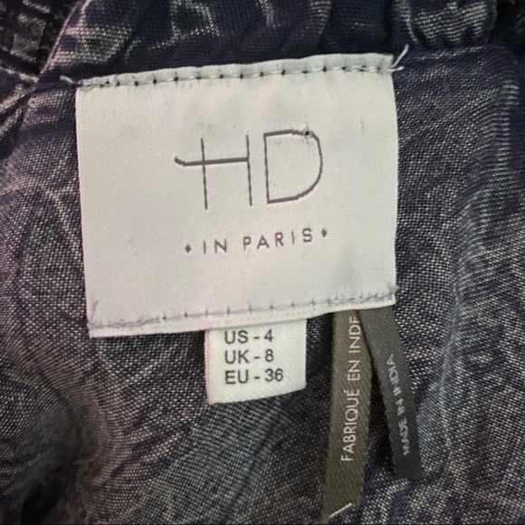 HD in Paris | Harbor Jumpsuit Size 4 Cropped Wide Leg V-Neck Anthropologie - Picture 9 of 9